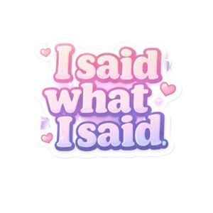 Sassy Sticker #111