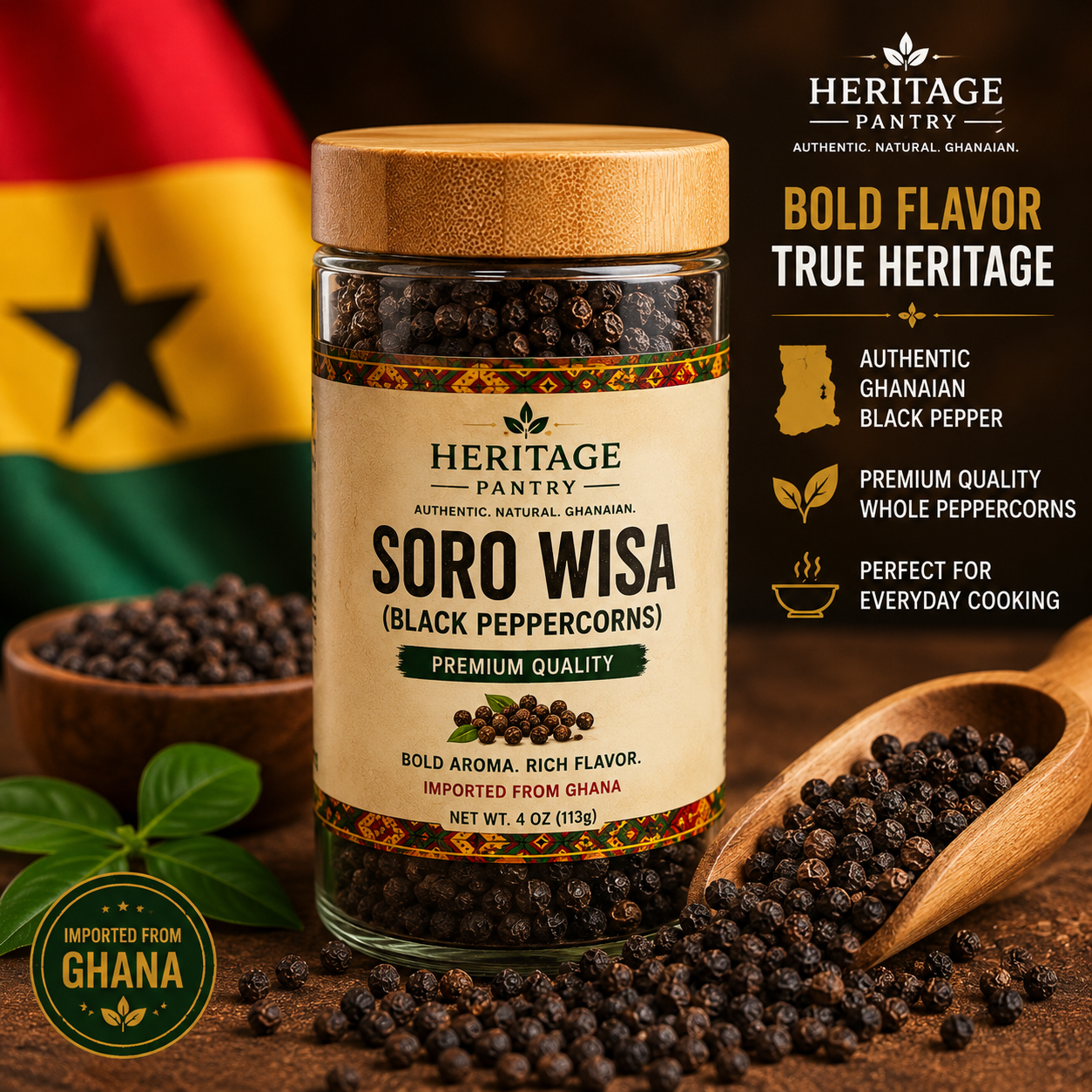 Soro Wisa (Black Peppercorns)