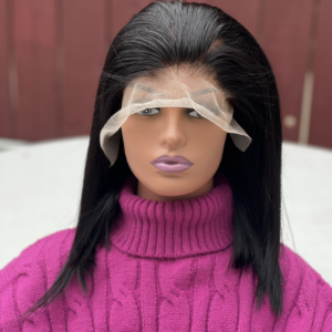 13x6 HD Lace Straight Bob Wig 12 Inch