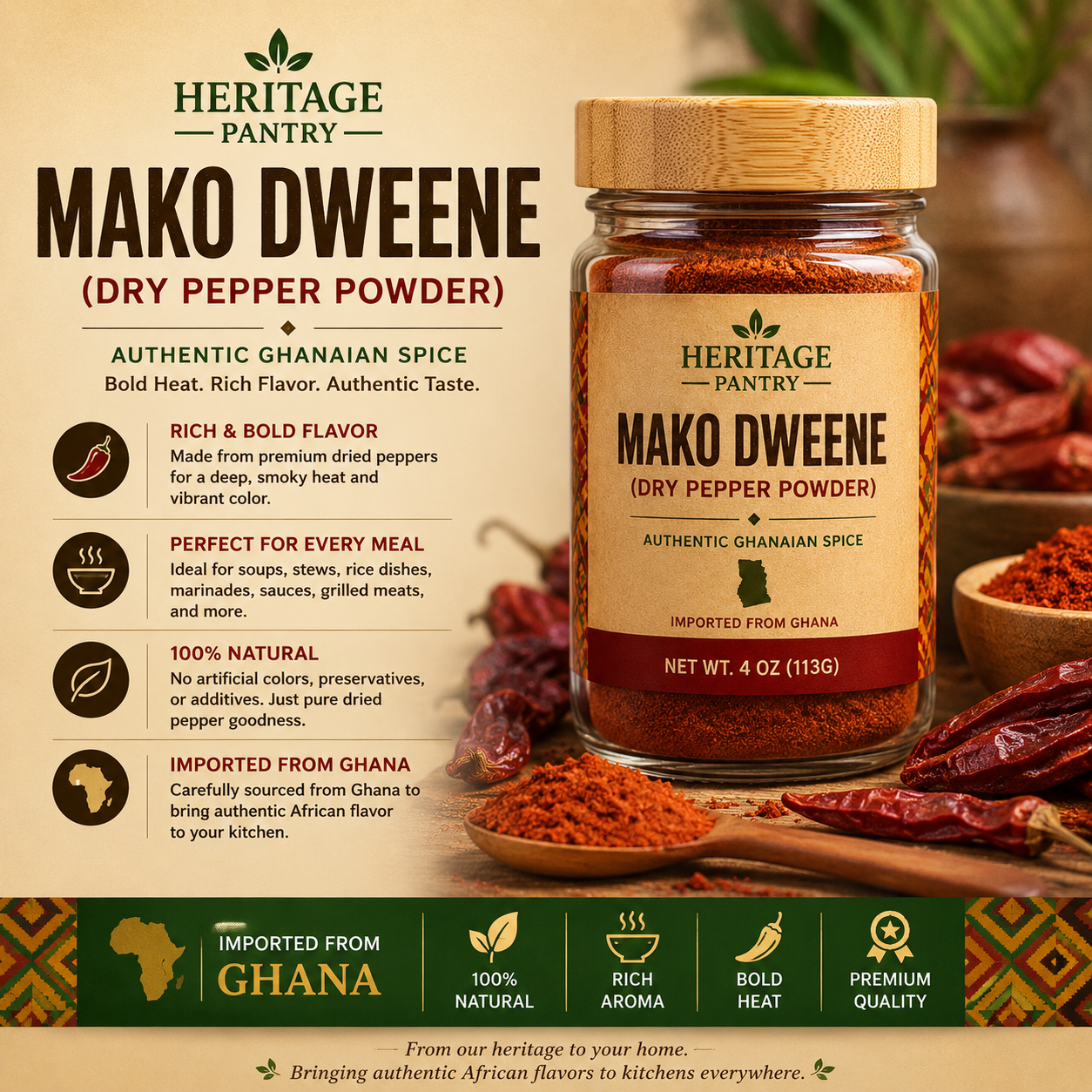 Mako Dweene (Dry Pepper Powder)